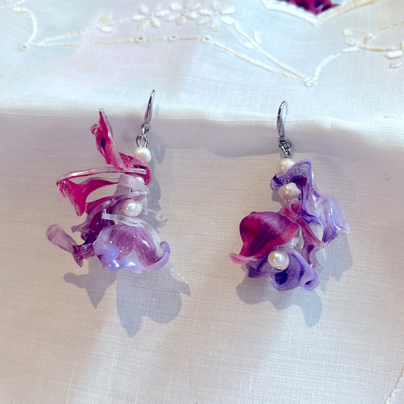 ThinkingThrifty Jewelry - Abstract Floral Earrings ✨ Set 4